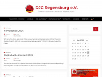 djg-regensburg.de Webseite Vorschau