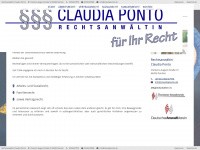 claudiaponto.de Webseite Vorschau