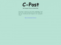 c-post.de Webseite Vorschau