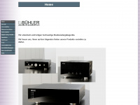 buehler-audioresearch.de Webseite Vorschau