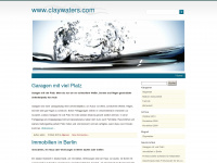 claywaters.com Webseite Vorschau