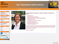 buehner-translation.de Webseite Vorschau