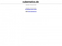 cubematics.de Webseite Vorschau