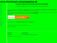 christbaum-bestellung.de Webseite Vorschau