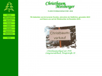 christbaum-mirsberger.de Webseite Vorschau