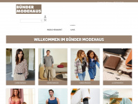 buender-modehaus.de Webseite Vorschau