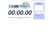 cubetimer.com Webseite Vorschau