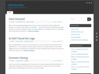 c0mmunity.org Webseite Vorschau