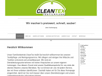 clean-tex.de Webseite Vorschau