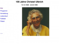 christel-ulbrich.de Webseite Vorschau