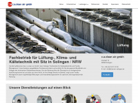 cleanair-solingen.de Webseite Vorschau