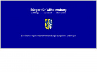 buerger-fuer-wilhelmsburg.de Webseite Vorschau