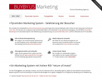 buybyus-marketing.com Webseite Vorschau