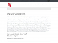 aw-digital.de Webseite Vorschau