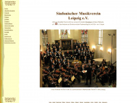 sinfonischer-musikverein-leipzig.de Webseite Vorschau