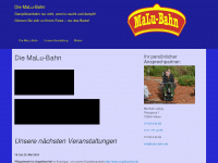 malu-bahn.de Webseite Vorschau