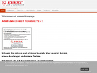 landtechnik-ebert.de Webseite Vorschau