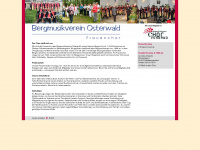 bergmusikverein-osterwald.ndschorverband.de Webseite Vorschau
