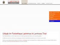 larinmos.at Webseite Vorschau