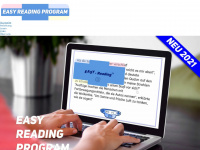 easy-reading-program.com Webseite Vorschau