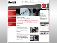 fritz-antriebstechnik.de Webseite Vorschau
