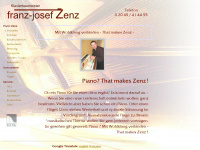 pianozenz.de Webseite Vorschau