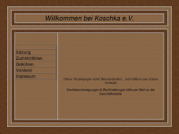 koschka-ev.de Webseite Vorschau