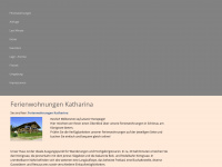 fewo-katharina.de Webseite Vorschau