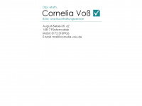 cornelia-voss.de Webseite Vorschau