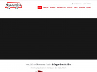 buergerbus-achim.de Webseite Vorschau