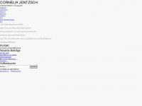 corneliajentzsch.de Webseite Vorschau