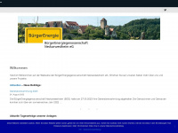 buergerenergie-neckarwestheim.de Webseite Vorschau