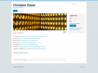 christian-daser.de Webseite Vorschau