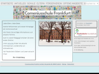 comeniusschule-frankfurt.de Webseite Vorschau