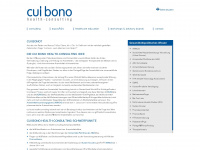 cuibono-healthconsulting.com Webseite Vorschau