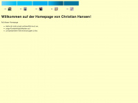 christian-hansen.net Webseite Vorschau
