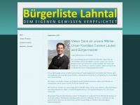 buergerliste-lahntal.de Webseite Vorschau