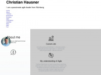 christian-hausner.de Webseite Vorschau