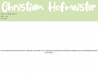 christian-hofmeister.de Webseite Vorschau