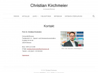 christian-kirchmeier.de Webseite Vorschau