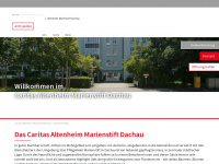 caritas-altenheim-dachau.de Webseite Vorschau