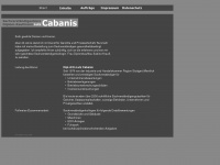 cabanis.de Webseite Vorschau