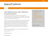 buergertreff-taufkirchen.de Webseite Vorschau