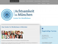 center-for-mindfulness.de Webseite Vorschau