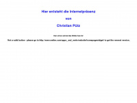 christian-puetz.de Webseite Vorschau