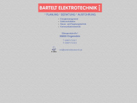 bartelt-elektrotechnik.de Webseite Vorschau