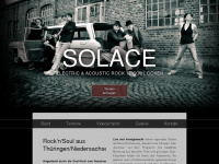 solace-music.de Webseite Vorschau