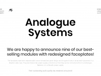 analoguesystems.co.uk Webseite Vorschau