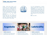 kikimu.de Webseite Vorschau