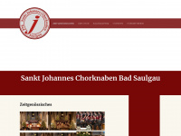 sankt-johannes-chorknaben.de Webseite Vorschau